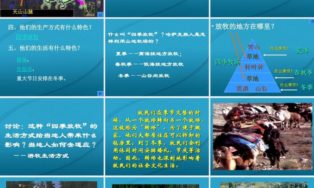 七年级历史与社会上册 第四单元第二课(与山为邻)课件人教新课标版 课件