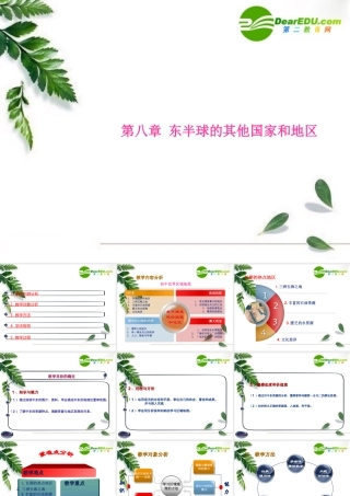 七年级地理下册第八章东半球的其他国家和地区第一节中东课件人教新课标 课件