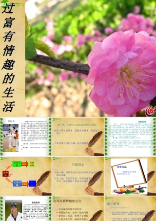七年级政治下册 第十四课过富有情趣的生活课件 鲁教版 课件