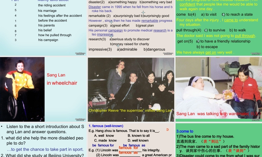 Modeul1 Unit2 Lesson4 Superhero 北师大版 课件