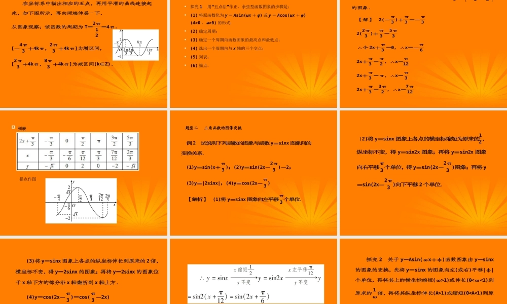 5三角函数的图象课件