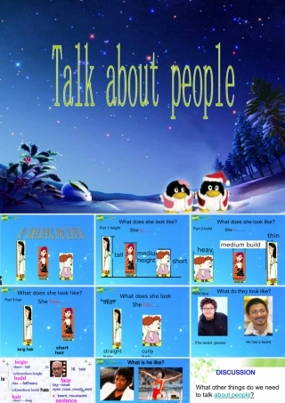 中考英语复习 Talk about people课件