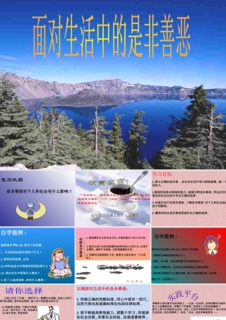 七年级政治下册 第十七课(看社会 辨是非)第一框课件 鲁教版  课件