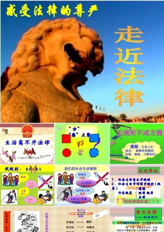 七年级政治生活离不开法律 七年级政治下：第八课 法律护我成长 课件人教版新课标