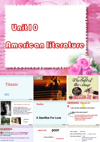 Unit10 American literature 课件