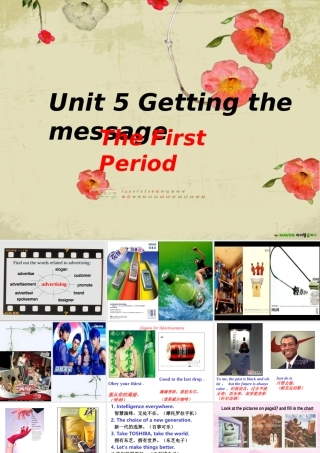 Unit5 Warming up the first period 人教版 课件