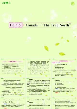 The True North课件 新人教版必修3 课件