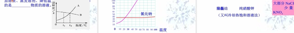 九年级化学课件 溶解度 课件