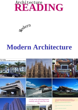 Reading 四川地区高二英语Unit3 Art and Architecture全套课件 四川地区高二英语Unit3 Art and Architecture全套课件