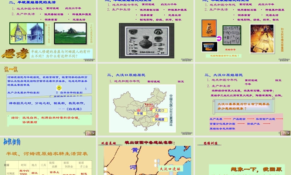 七年级历史第2课原始的农耕生活课件