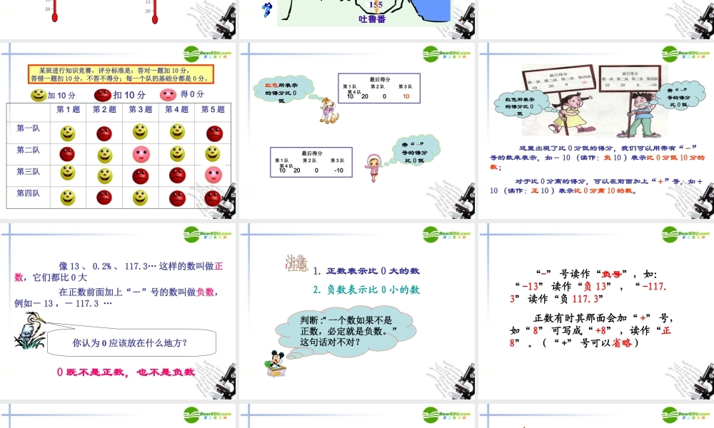 七年级数学上册 1.1 正数和负数课件(5) 人教新课标 课件
