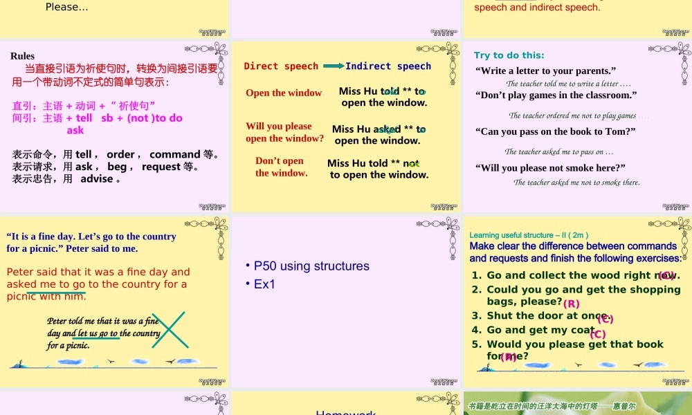 Unit2 English around the world grammar 新课标 人教版 课件