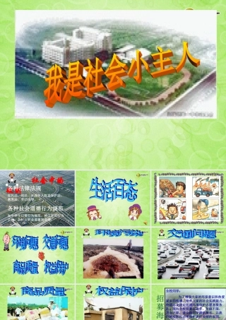 七年级历史与社会下册 综合探究五我是社会小主人课件 人教版 课件