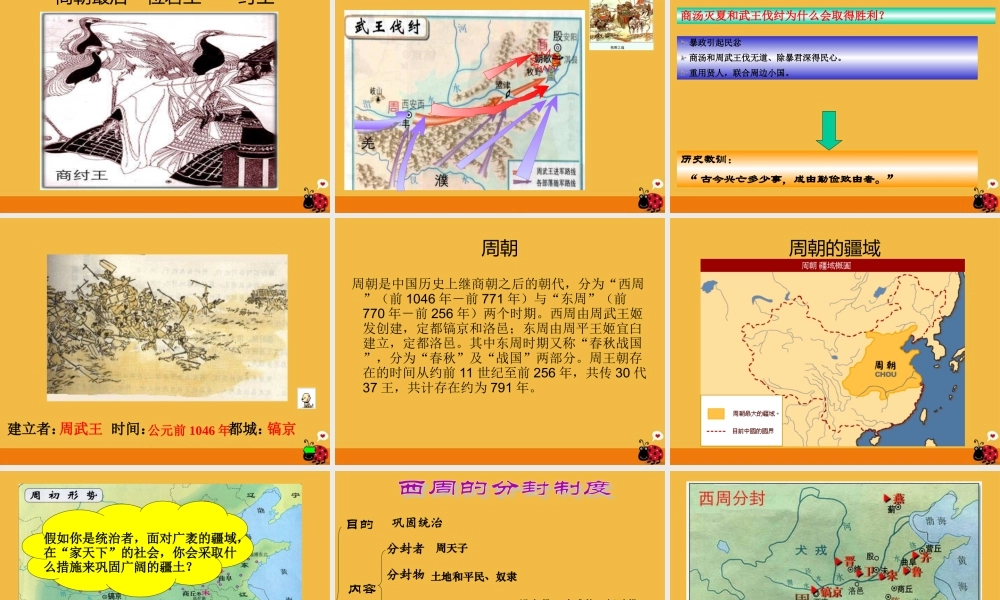 七年级历史上册 第4课夏商西周的兴亡课件 人教新课标版 课件