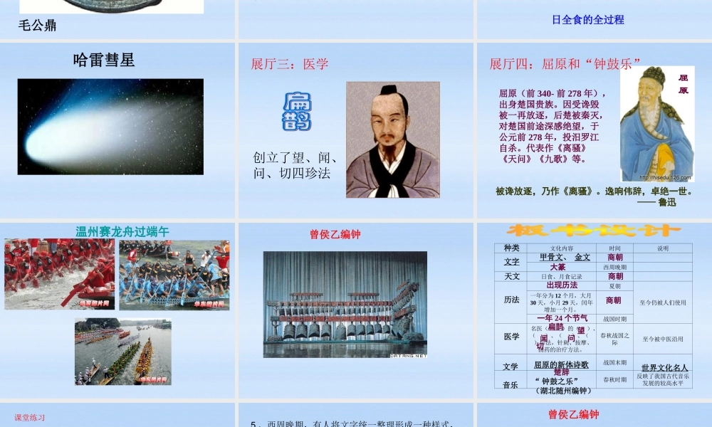 七年级历史上册 第八课(中华文化的勃兴)课件 人教新课标版 课件