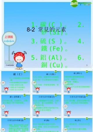 九年级化学上册 元素课件 人教版 课件