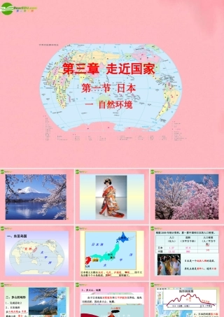 七年级地理下册 第三章 第一节日本一课件 湘教版 课件