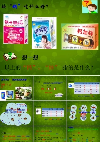 九年级化学上册(33 元素)课件 (新版)新人教版 课件