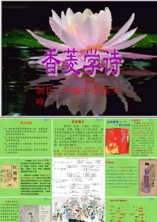 九年九年级语文上册 菱学诗课件 新人教版 课件
