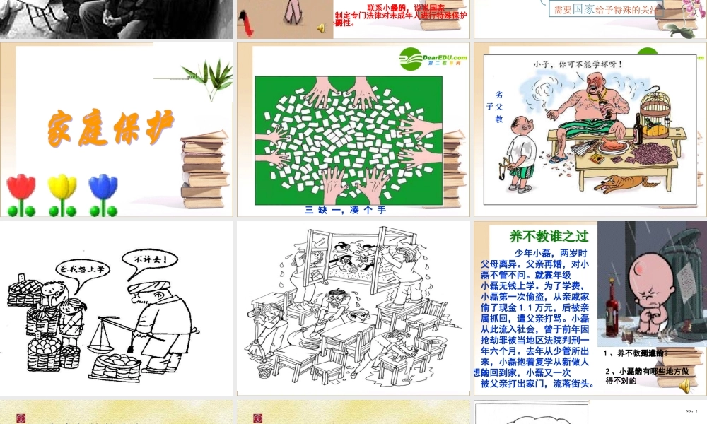 七年级政治特殊的保护特殊的爱课件人教版 课件