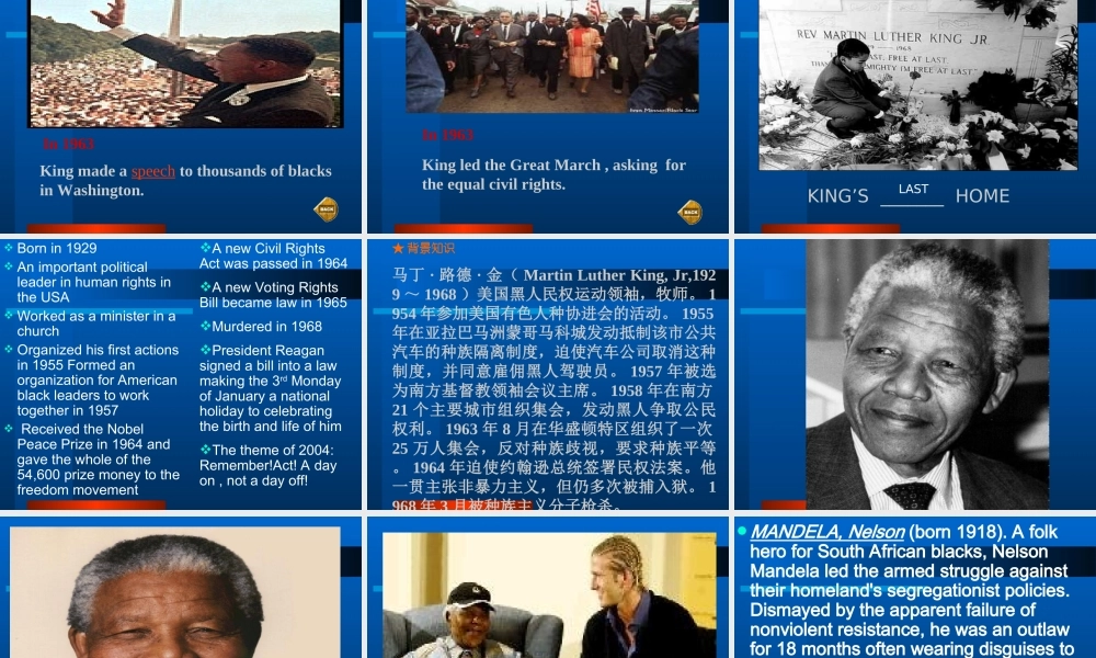 unit14(listeningand  speaking ) 湖北省高二英语下学期Unit14 Freedom fighters全单元课件 人教版 湖北省高二英语下学期Unit14 Freedom fighters全单元课件 人教版