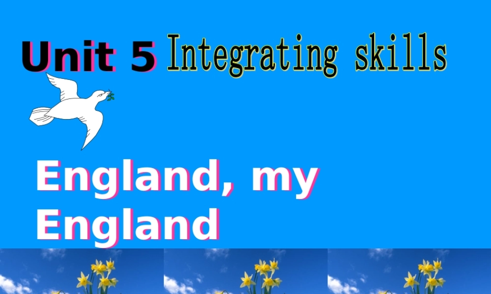 unit5 the British Isles (integrating skills) 高二英语Unit5 Integrating skills全套课件 高二英语Unit5 Integrating skills全套课件