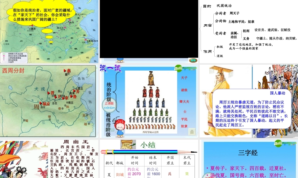 七年级历史上册 夏商西周的兴亡课件 人教新课标版 课件