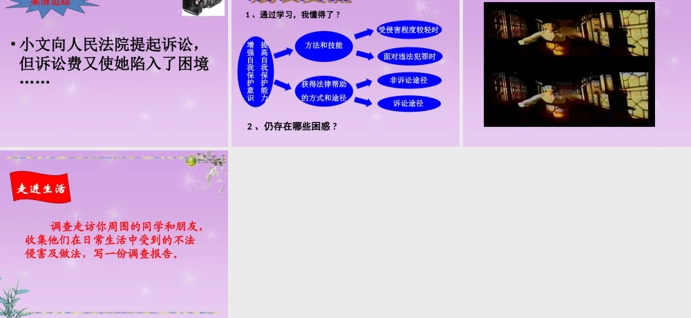 七年级政治下册 第七单元 第十六课 撑起法律保护伞 未成年人的自我保护课件 鲁教版 课件