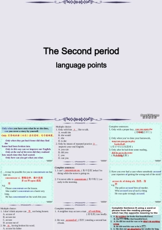 language point 高二英语Unit4 making the news课件[整理六课时]人教版 高二英语Unit4 making the news课件[整理六课时]人教版