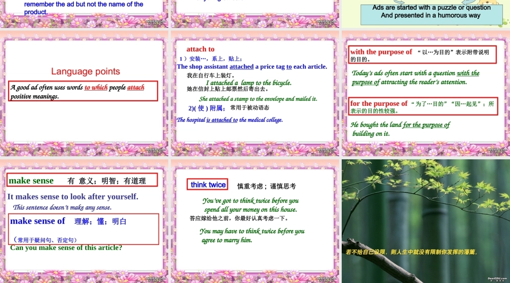 Unit5 Words that sells高三英语课件 新课标 人教版 课件