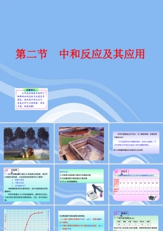 九年级历史上册 第二节 中和反应及其应用同步授课课件 鲁教版 课件