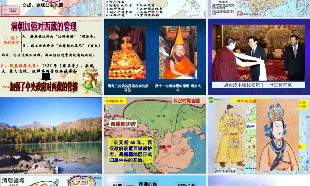 七年级历史下册 第19课(统一多民族国家的巩固)课件 人教新课标版 课件
