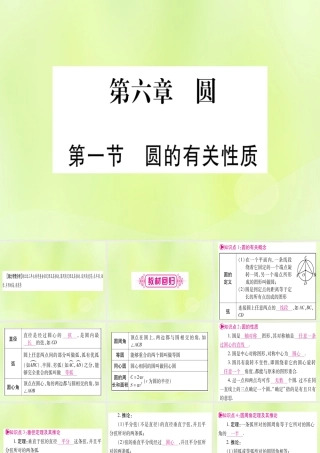 (湖北专用版)版中考数学优化复习 第6章 圆 第1节 圆的有关性质实用课件