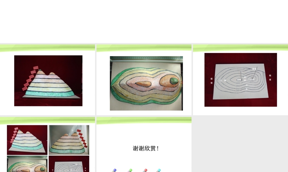 七年级地理上册 等高线地图课件 人教新课标版 课件