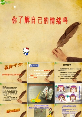 七年级政治下册 你了解自己的情绪吗课件 鲁教版 课件