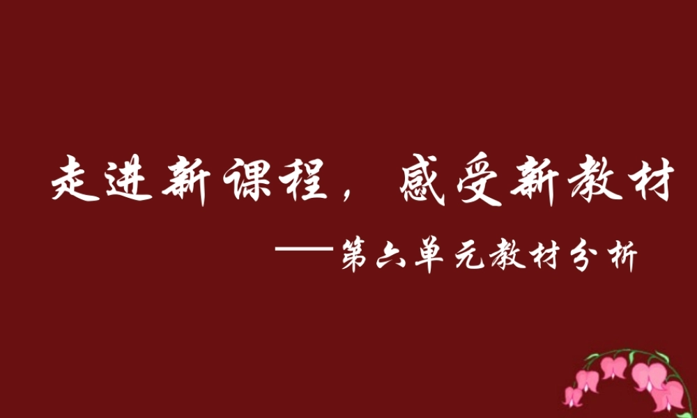 九年级化学碳和碳的氧化物教材分析 新人教 课件
