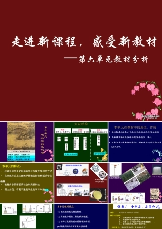 九年级化学碳和碳的氧化物教材分析 新人教 课件