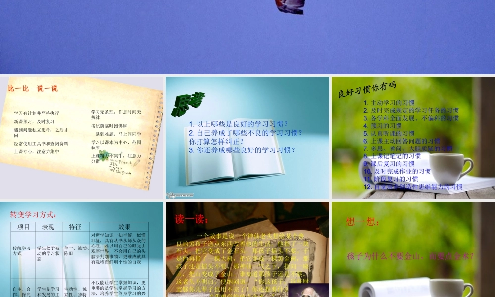 七年级政治上册 (学会学习)课件 鲁教版 课件