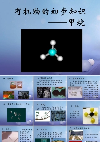 九年级化学上册 第七单元 燃料及其利用 课题2 燃料的合理利用与开发 有机物的初步知识素材 (新版)新人教版 素材