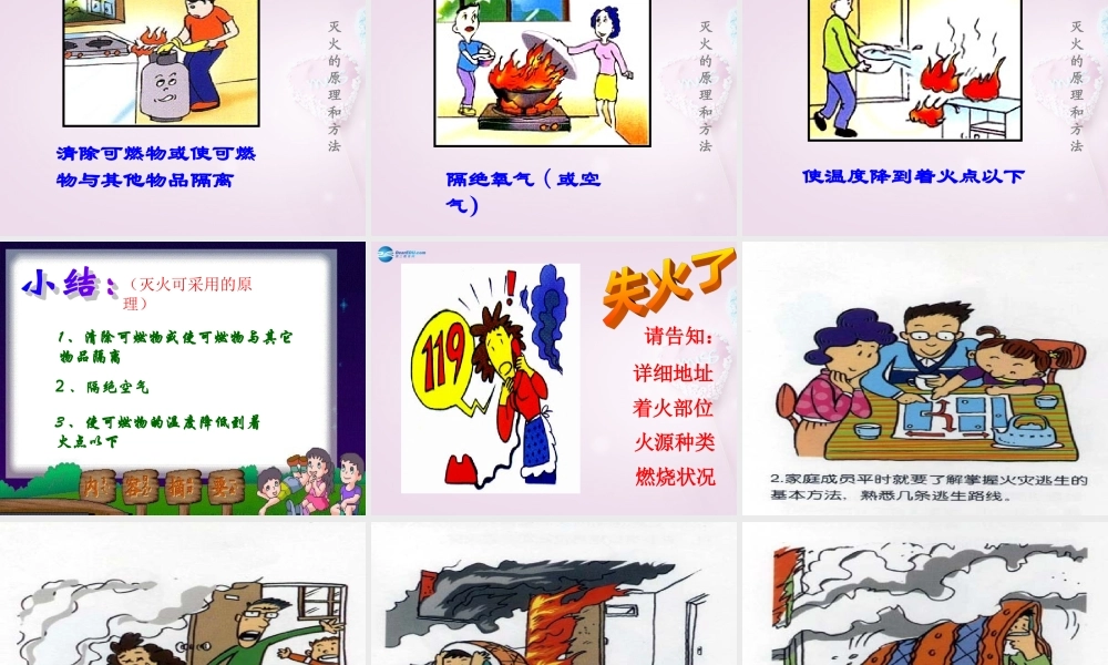 九年级化学上册(第七单元 课时1 燃烧和灭火)课件6 新人教版 课件