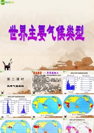 七年级地理上册 第四章第四节热带气候类型课件 湘教版 课件