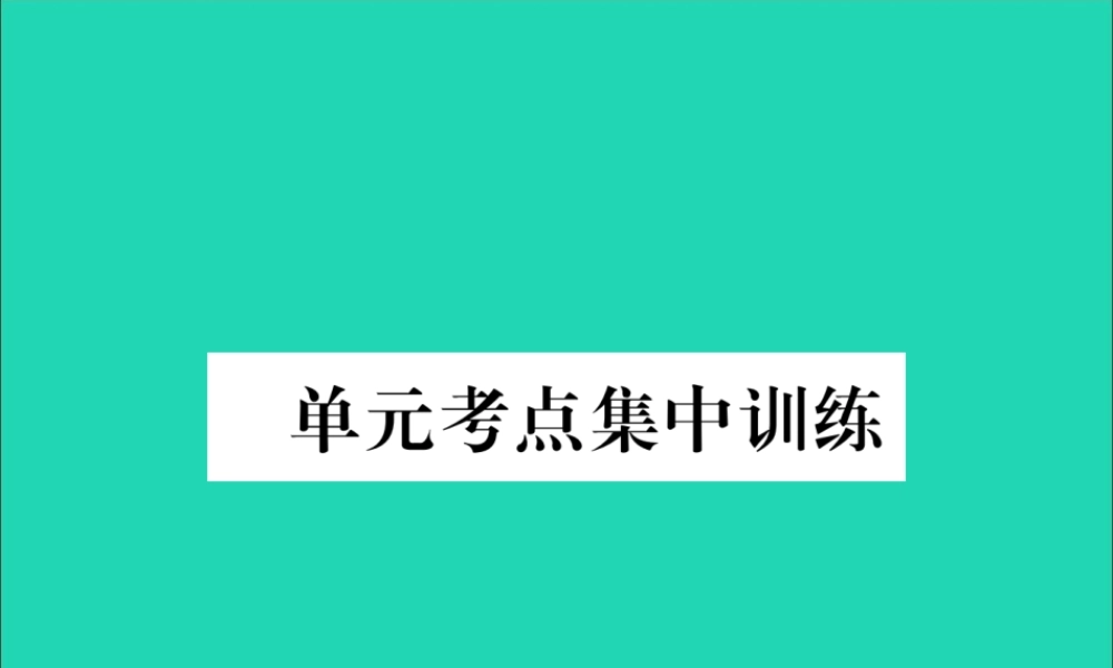 (毕节专版)秋八年级英语上册 Unit 3 I m more outgoing than my sister考点集中训练作业课件 (新版)人教新目标版 课件