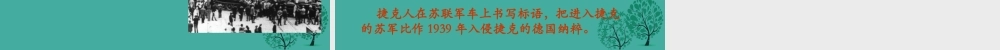 九年级历史下册 第11课(东欧社会主义国家的改革与演变)捷克斯洛伐克改革课件 新人教版 010632