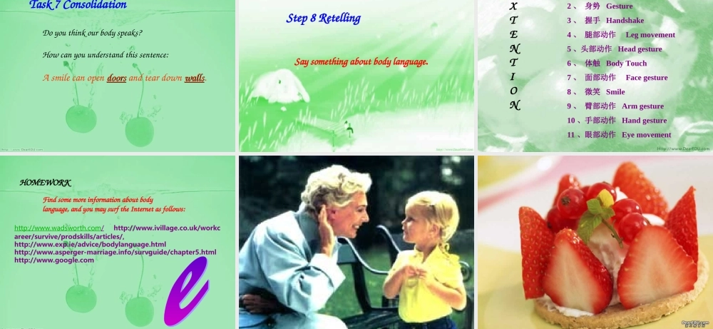 Unit21 body language 人教版1 课件