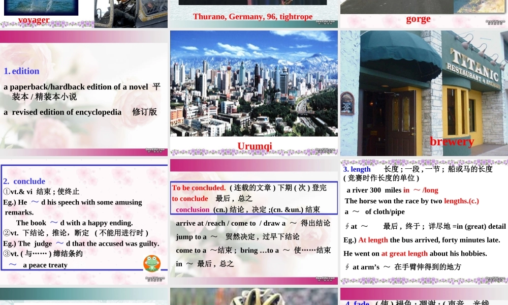 Unit1 Lvocabulary课件示例 人教版 课件