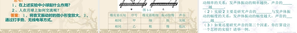 中考物理总复习 声现象 新课标 试题