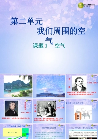 九年级化学上册 21 空气课件 新人教版 课件
