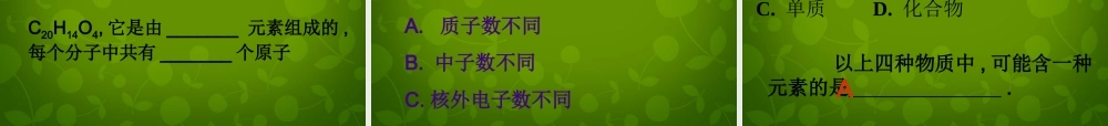 九年级化学上册 3.3 元素课件 (新版)新人教版 课件