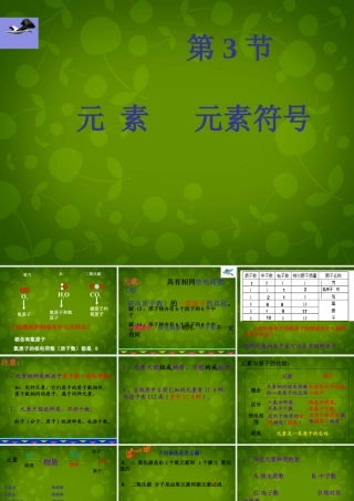 九年级化学上册 3.3 元素课件 (新版)新人教版 课件