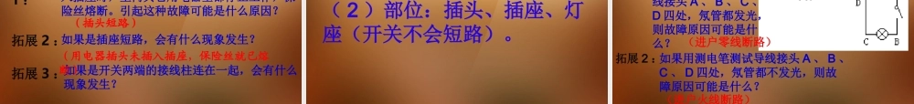 中考科学专题复习 电路故障题精解课件